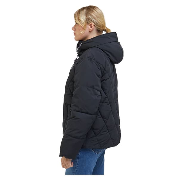 Lee Pufferjacka Short Puffer Grå XL Kvinna