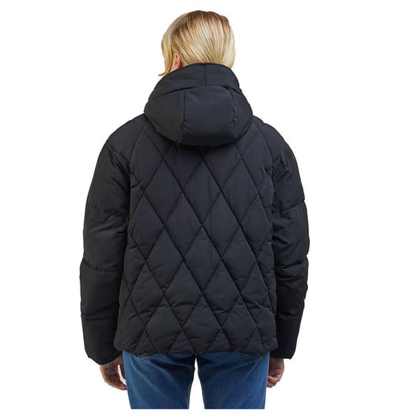 Lee Pufferjacka Short Puffer Grå XL Kvinna