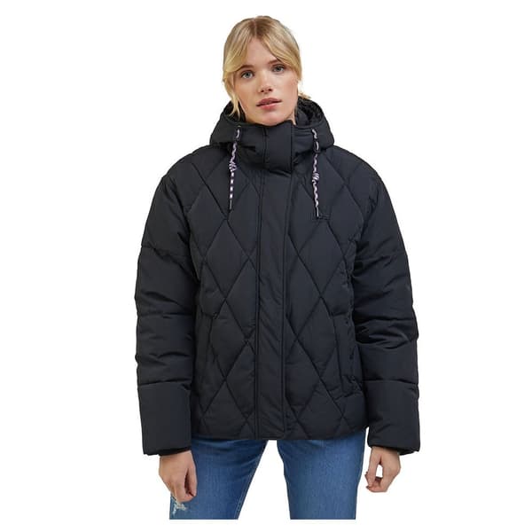 Lee Pufferjacka Short Puffer Grå XL Kvinna
