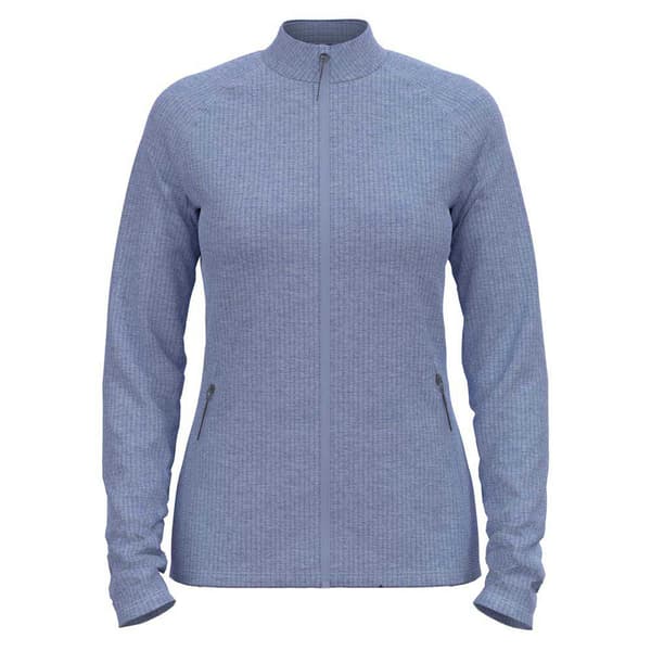 Odlo Täysin Vetoketjullinen Fleece Fli Sininen S Nainen