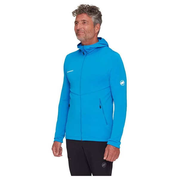 Mammut Huvfleece Med Hel Dragkedja Aconcagua Light Blå L Man