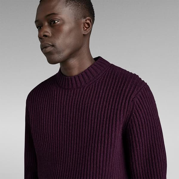 G-star Crew Neck Villapaita Essential R Violetti M Mies