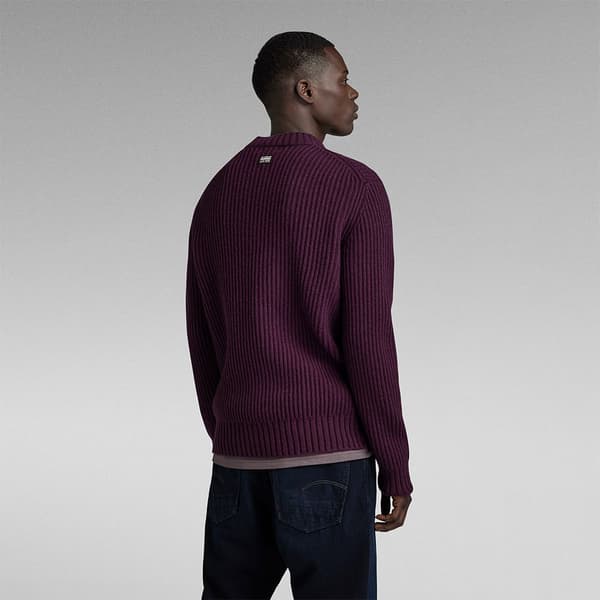 G-star Crew Neck Villapaita Essential R Violetti M Mies