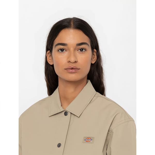Dickies Takki Oakport Cropped Coach Vihreä M Nainen
