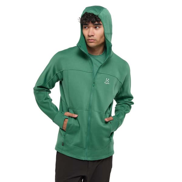 Haglofs Betula Fleece Med Fuld Lynlås Grøn S Mand