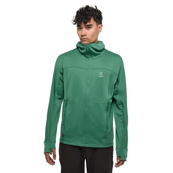 Haglofs Betula Fleece Med Fuld Lynlås Grøn S Mand