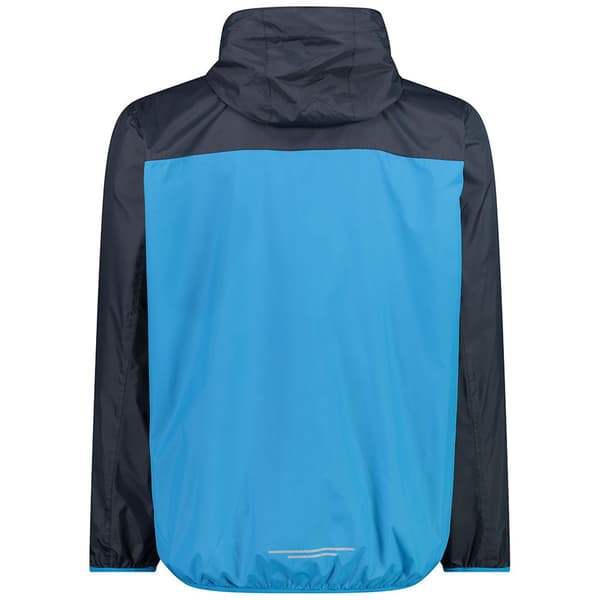 Cmp Jacka Rain Fix Hood 32x5807 Blå M Man