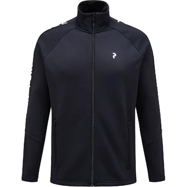 Peak Performance Rider Fleece Med Hel Dragkedja Svart XL Man