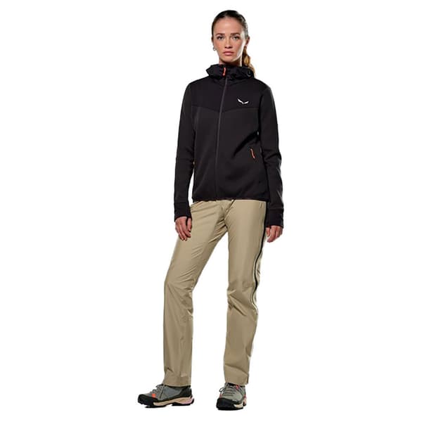 Salewa Jakke Puez Waffle Hyb Pl Hd Sort XS Kvinde