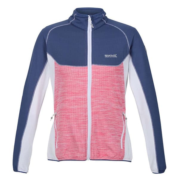 Regatta Fleece Med Fuld Lynlås Hepley Blå,Rosa 20 Kvinde