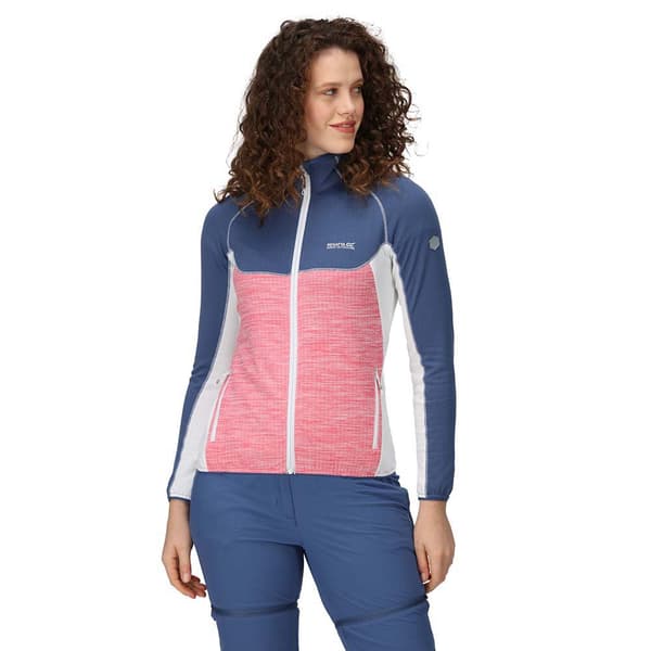 Regatta Fleece Med Fuld Lynlås Hepley Blå,Rosa 20 Kvinde