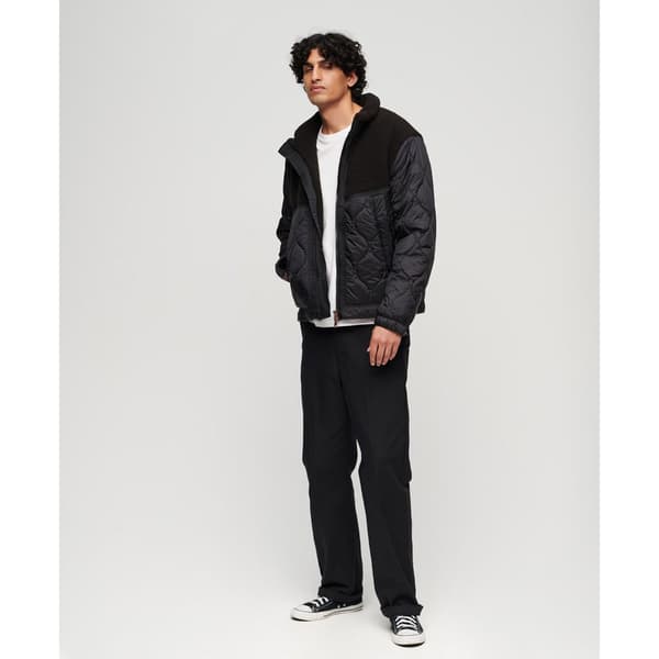 Superdry Jacka Sherpa Quilted Hybrid Svart XL Man