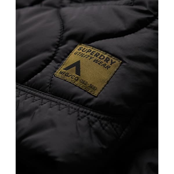 Superdry Jacka Sherpa Quilted Hybrid Svart XL Man