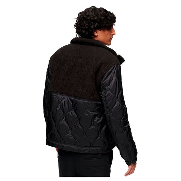 Superdry Jacka Sherpa Quilted Hybrid Svart XL Man