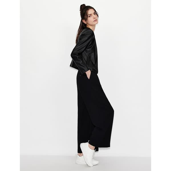 Armani Exchange Læderjakke 8nyb03_ynvlz Sort XL Kvinde