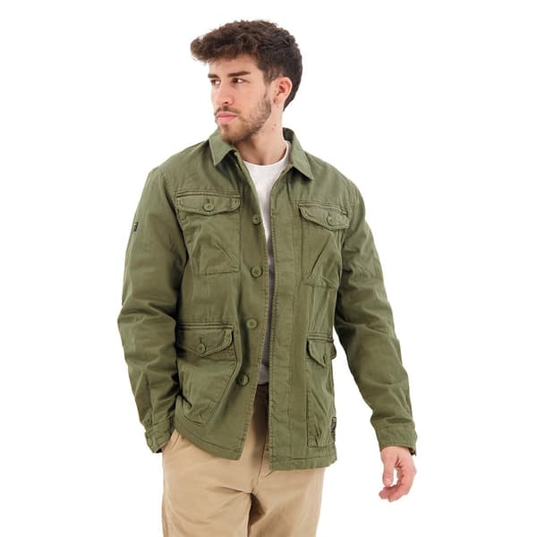Superdry Takki Military M65 Emb Vihreä XL Mies