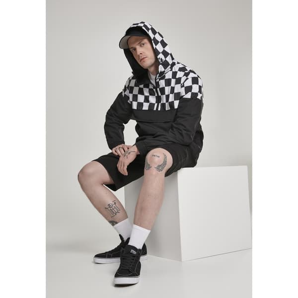 Urban Classics Blok Pull Over Parka Sort M Mand