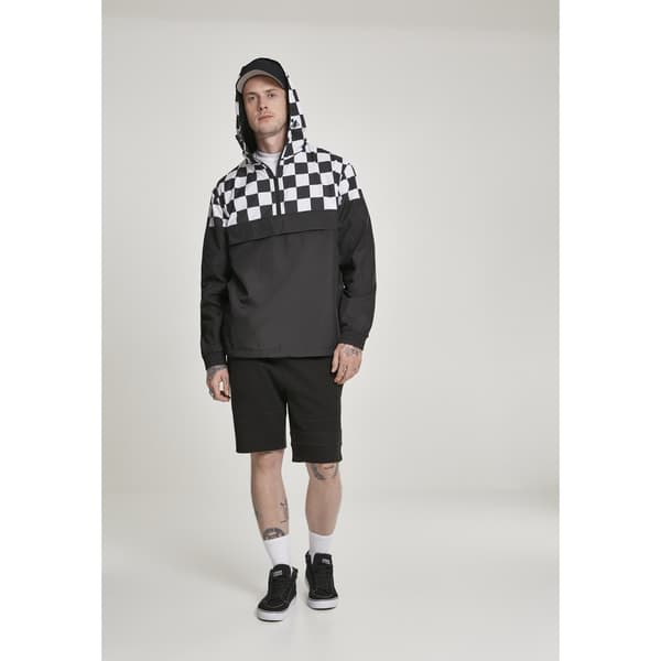Urban Classics Blok Pull Over Parka Sort M Mand