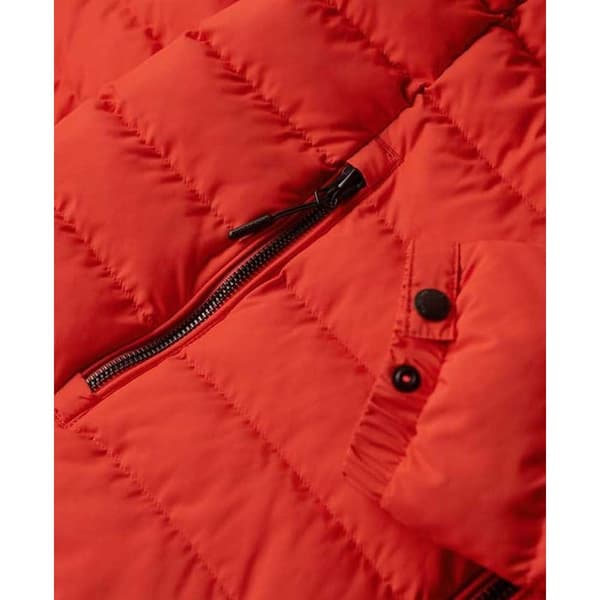 Superdry Vadderad Jacka Fuji Print Orange S Man