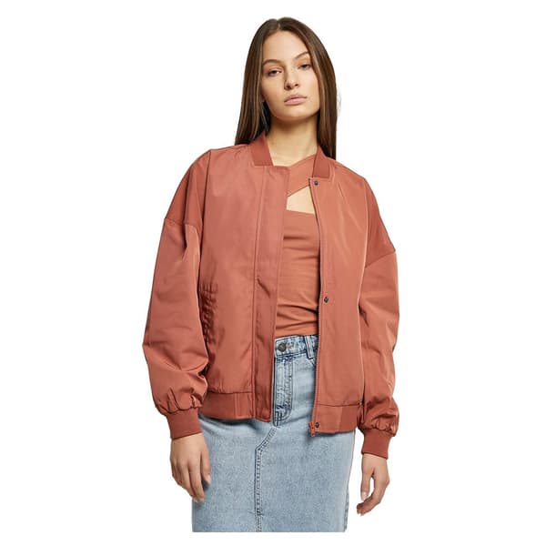 Urban Classics Jacka Recycled Oversized Bomber Orange 2XL Kvinna