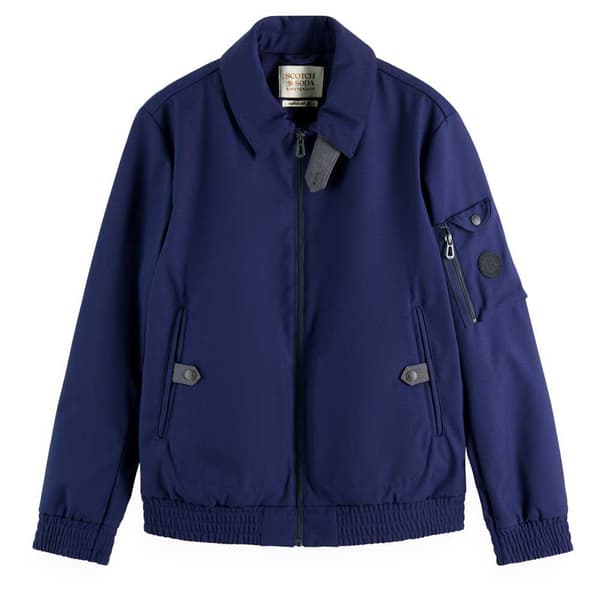 Scotch & Soda Jakke Bonded With Coloured Backer Blå XL Mand