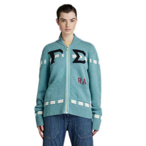 G-star Neuletakki Graphic Loose Sininen S Nainen