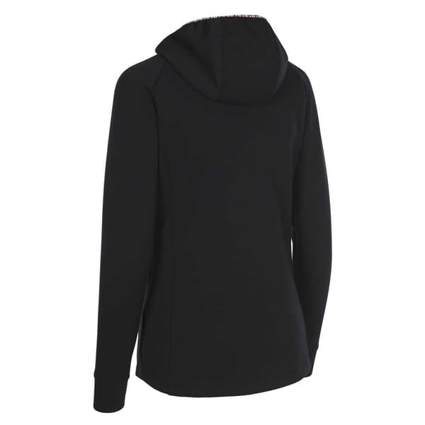 Trespass Fleece Med Dragkedja Anais Dlx Svart 2XL Kvinna
