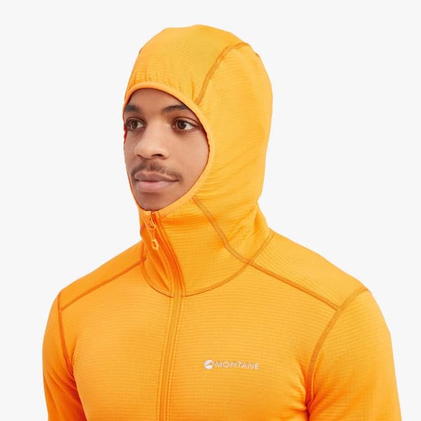 Montane Protium Lite Fleecejakke Med Hætte Orange M Mand