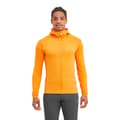 Miniatyrbillede 1 af 8: Montane Protium Lite Fleecejakke Med Hætte Orange M Mand