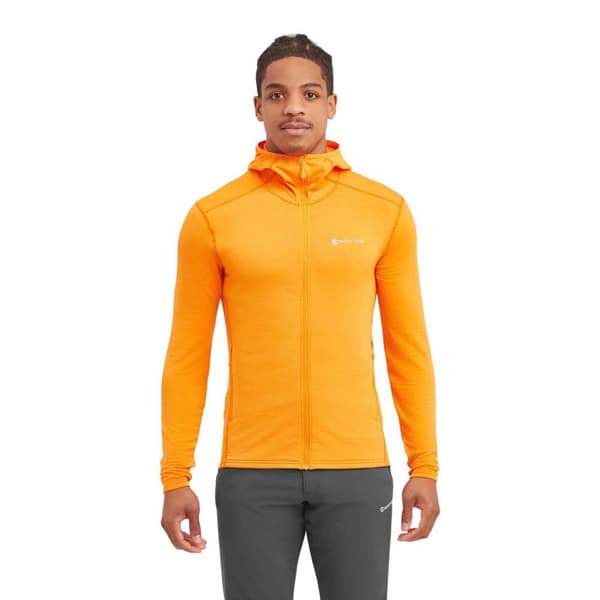 Montane Protium Lite Fleecejakke Med Hætte Orange M Mand