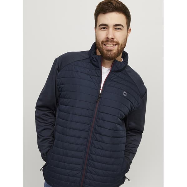 Jack & Jones Jakke Multi Quilted Collar Plus Blå 5XL Mand