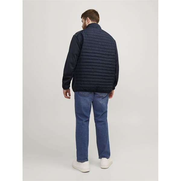 Jack & Jones Jakke Multi Quilted Collar Plus Blå 5XL Mand