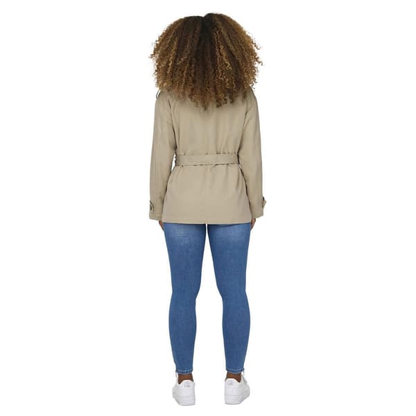 Only Trenchcoat Line Short Beige XL Kvinna