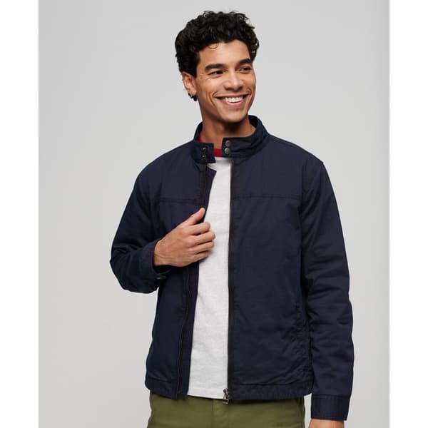 Superdry Lättviktsjacka Classic Harrington Blå XL Man