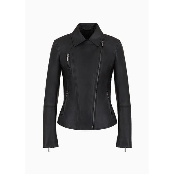 Armani Exchange Läderjacka 8nyb13_ynvlz Svart M Kvinna