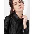 Miniatyrbild 6 av 6: Armani Exchange Läderjacka 8nyb13_ynvlz Svart M Kvinna