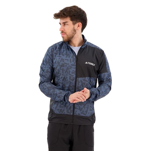 Adidas Jakke Terrex Trail Windbreaker Blå S Mand