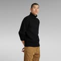 Miniatyrbillede 4 af 6: G-star Turtle Neck Sweater Essential Sort S Mand