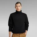 Miniatyrbillede 5 af 6: G-star Turtle Neck Sweater Essential Sort S Mand