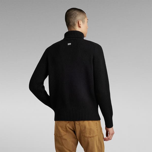 G-star Turtle Neck Sweater Essential Sort S Mand