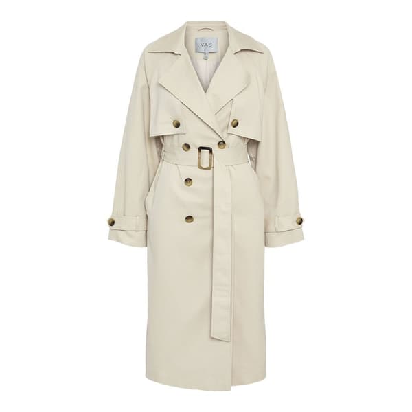 Yas Trenchcoat Teronimo Beige M Kvinna