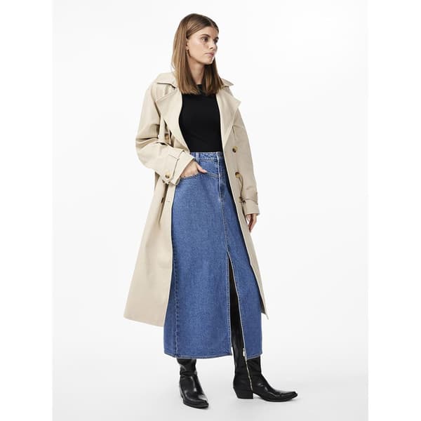 Yas Trenchcoat Teronimo Beige M Kvinna