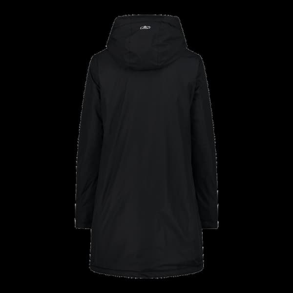 Cmp Jakke Coat Zip Hood 32z1406 Sort 2XL Kvinde