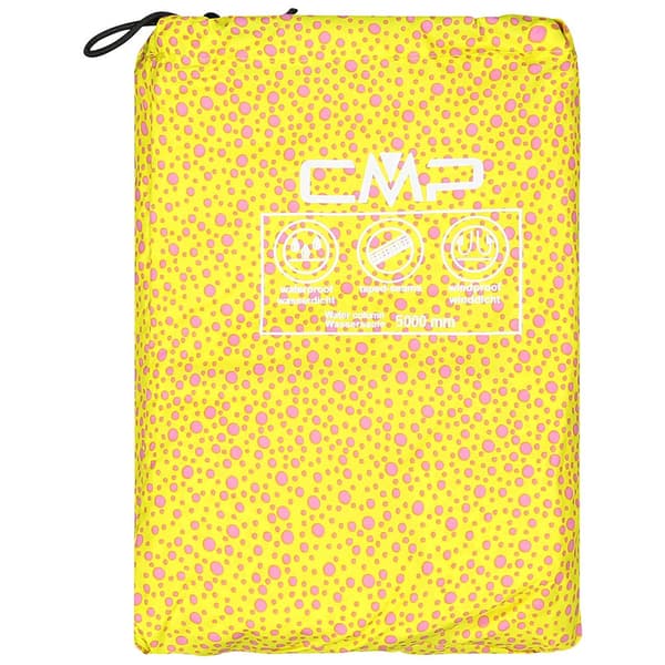 Cmp 31x7296 Rain Fix Hood Rain Fix Hood Jakke Gul XS Kvinde