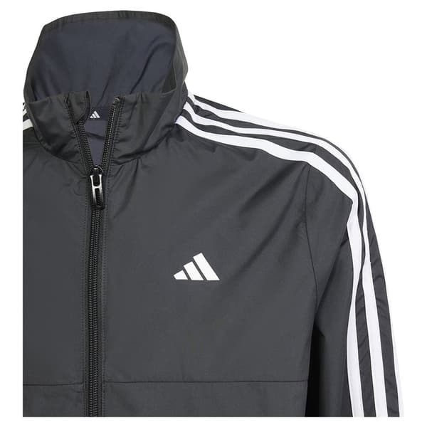 Adidas Stripes Jakke Train Essentials 3 Sort 7-8 Years Pige