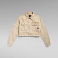 Miniatyrbild 3 av 8: G-star Jeansjacka Boxy Explorer Beige XL Kvinna