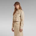 Miniatyrbild 5 av 8: G-star Jeansjacka Boxy Explorer Beige XL Kvinna