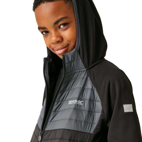 Regatta Jakke Kielder Hybrid Viii Sort 7-8 Years Dreng