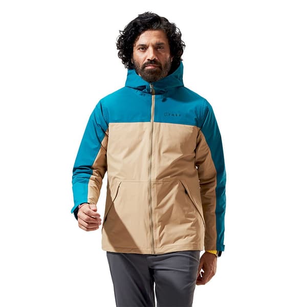 Berghaus Jakke Deluge Pro 2.0 Beige,Blå 2XL Mand