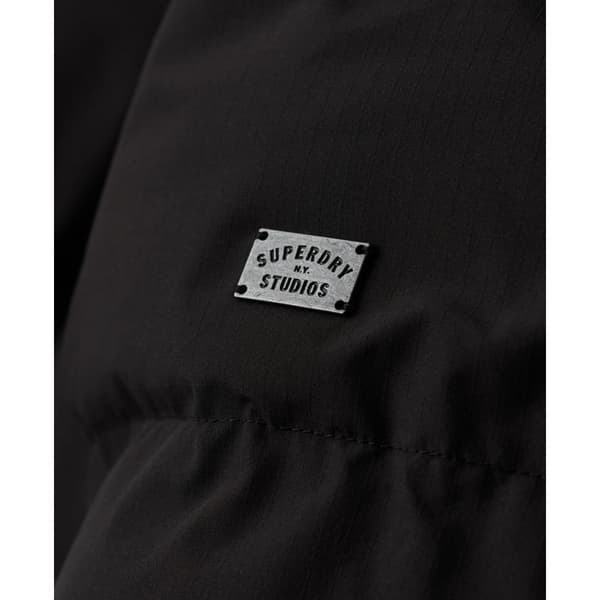 Superdry Longline Dunjacka Svart 2XL Man